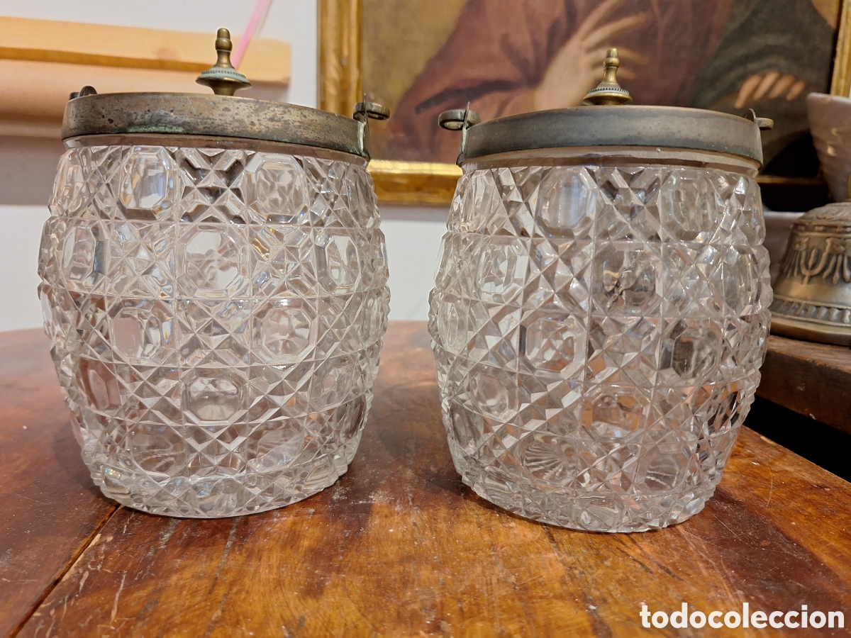Antig&uuml;edades: Hieleras cristal tallado - Foto 2