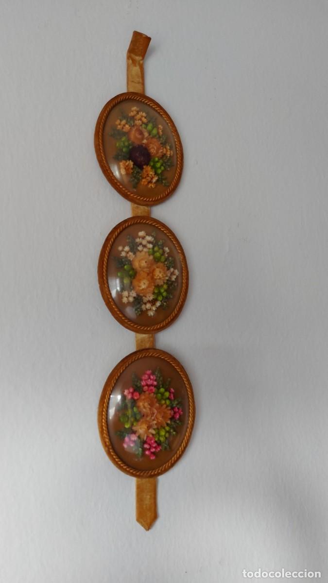 Antig&uuml;edades: CUADRO BOUQUET TRIPLE - Foto 7