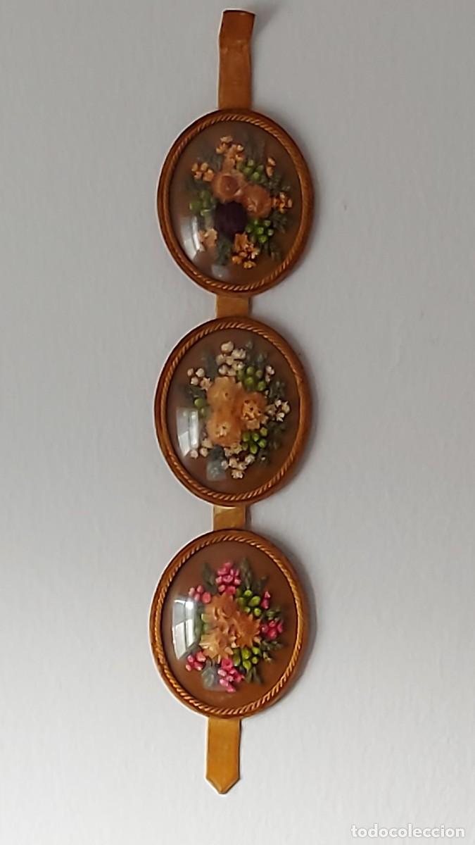 Antig&uuml;edades: CUADRO BOUQUET TRIPLE - Foto 9