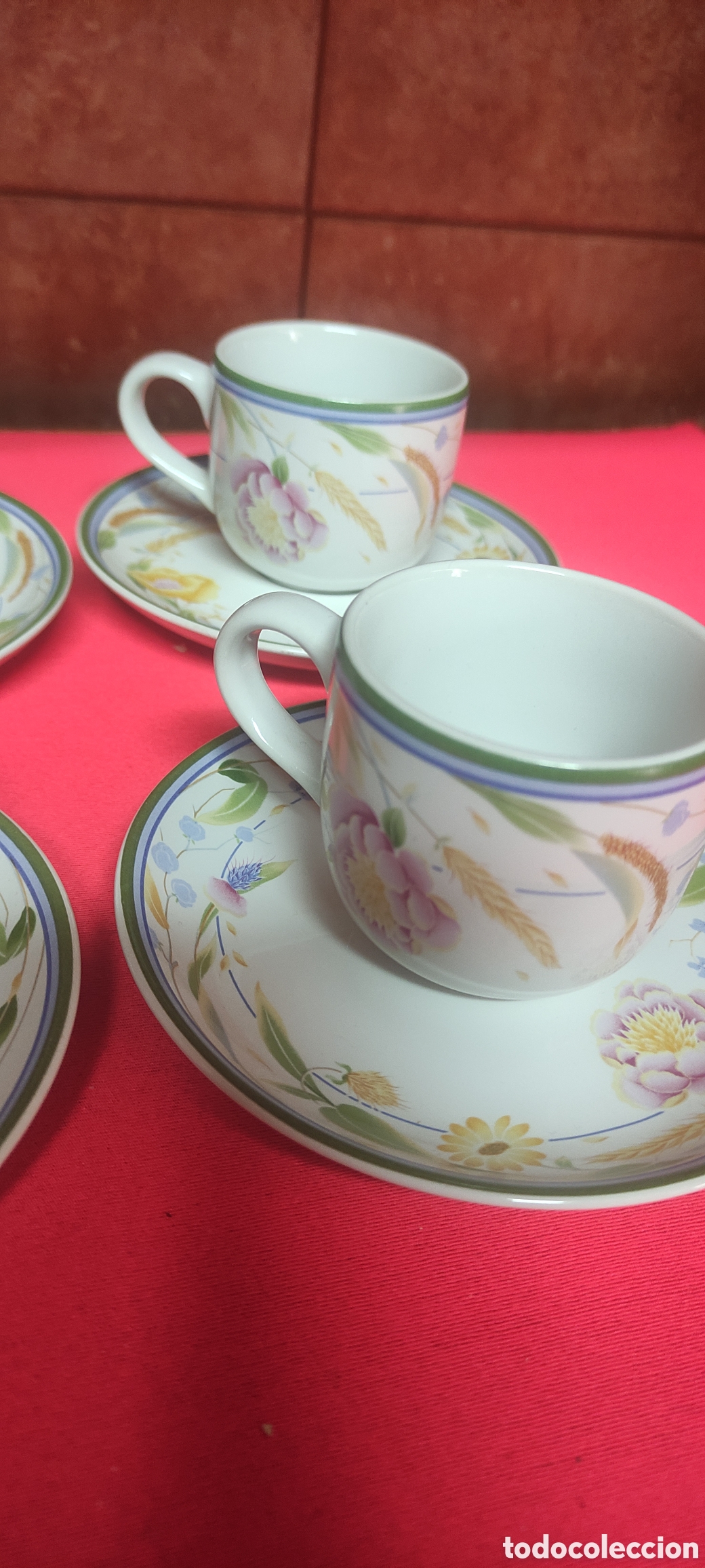 Antig&uuml;edades: JUEGO DE CAFE ROYAL ORCHID - Foto 4