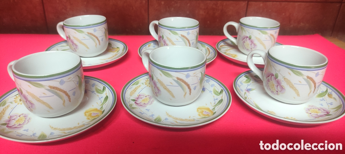 Antig&uuml;edades: JUEGO DE CAFE ROYAL ORCHID - Foto 1