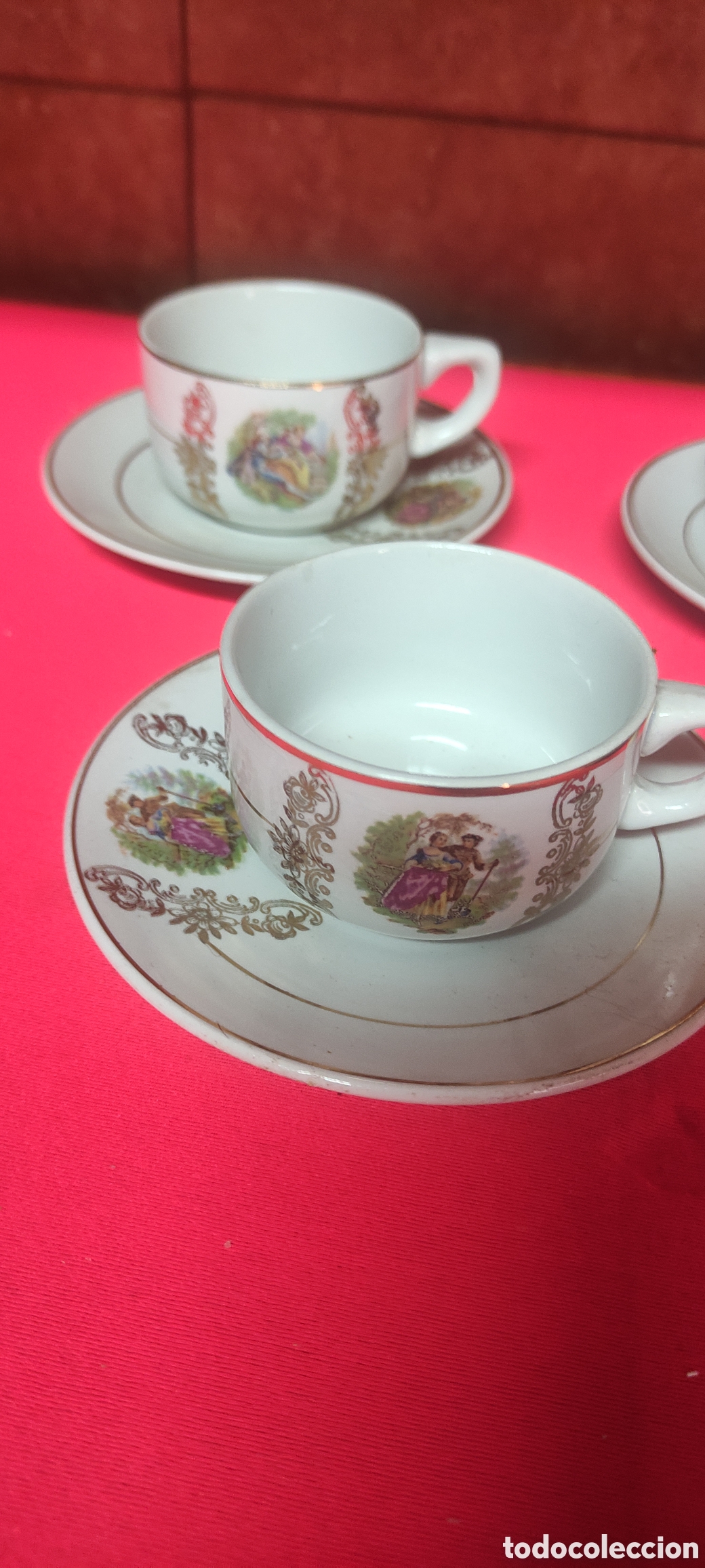 Antig&uuml;edades: JUEGO DE CAFE ANTIGUO - Foto 2