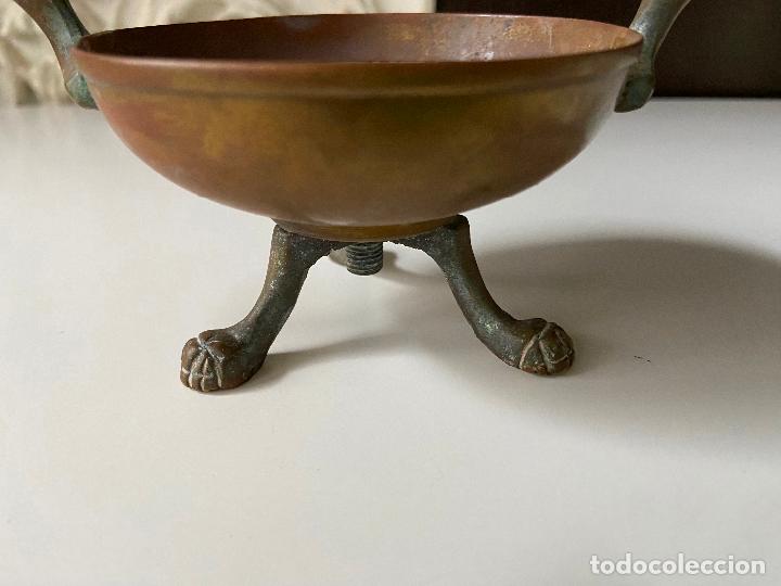 Antig&uuml;edades: 201.- Chofeta de bronce y lat&oacute;n - Foto 2