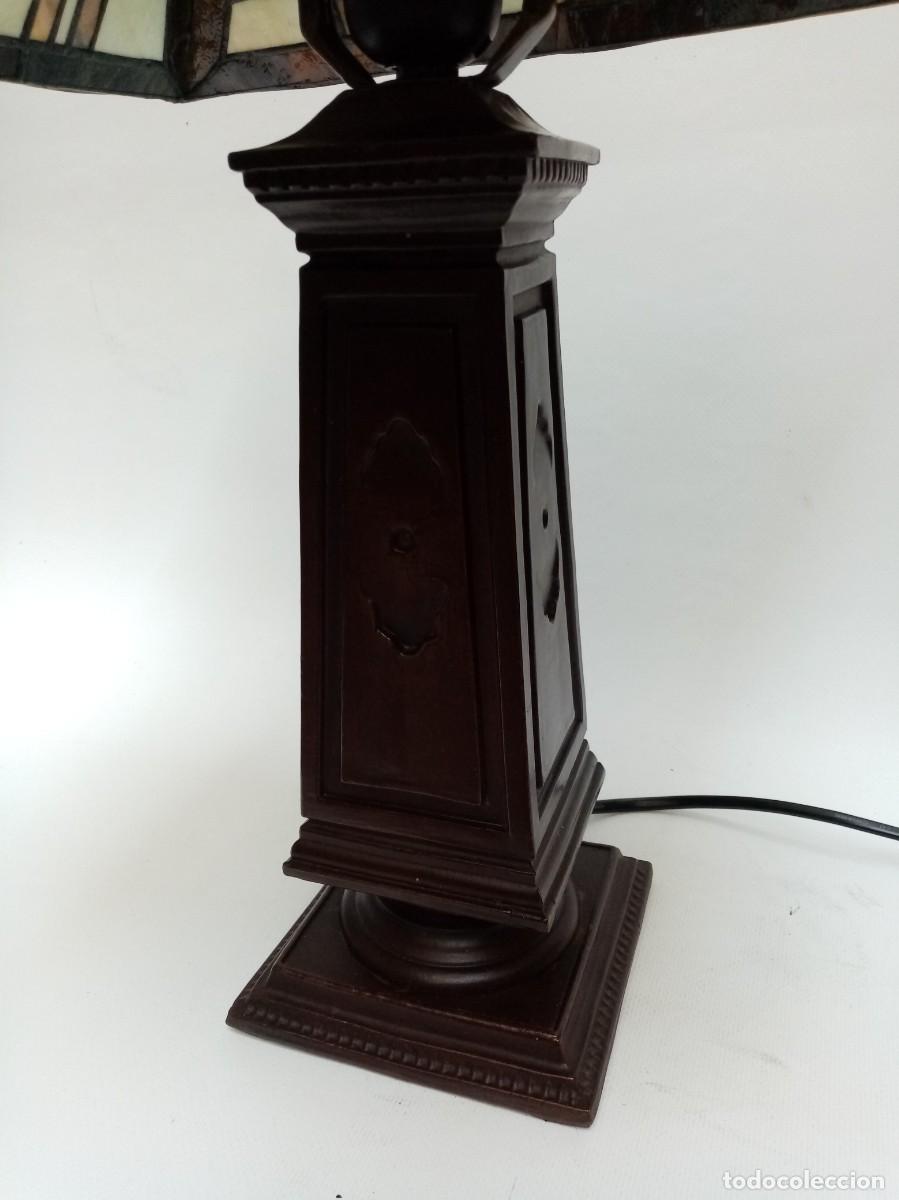 Antig&uuml;edades: lampara de mesa- - Foto 2