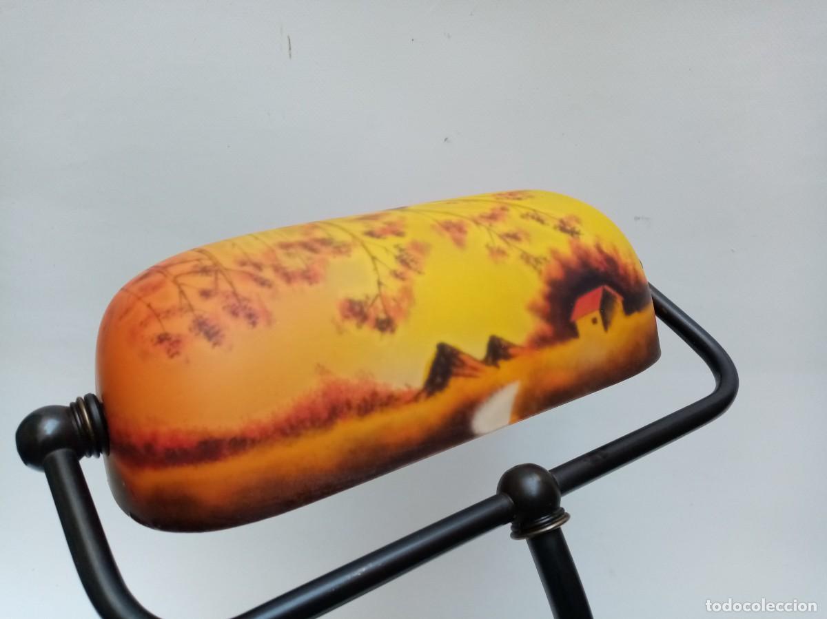 Antig&uuml;edades: lampara de mesa-o de despacho- - Foto 6