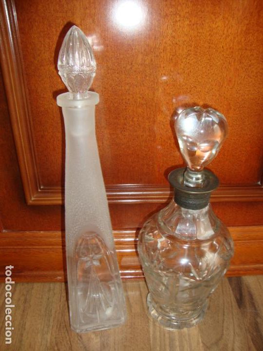 Antig&uuml;edades: botellas de cristal antiguas - Foto 2