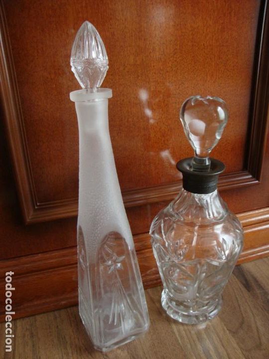 Antig&uuml;edades: botellas de cristal antiguas - Foto 3