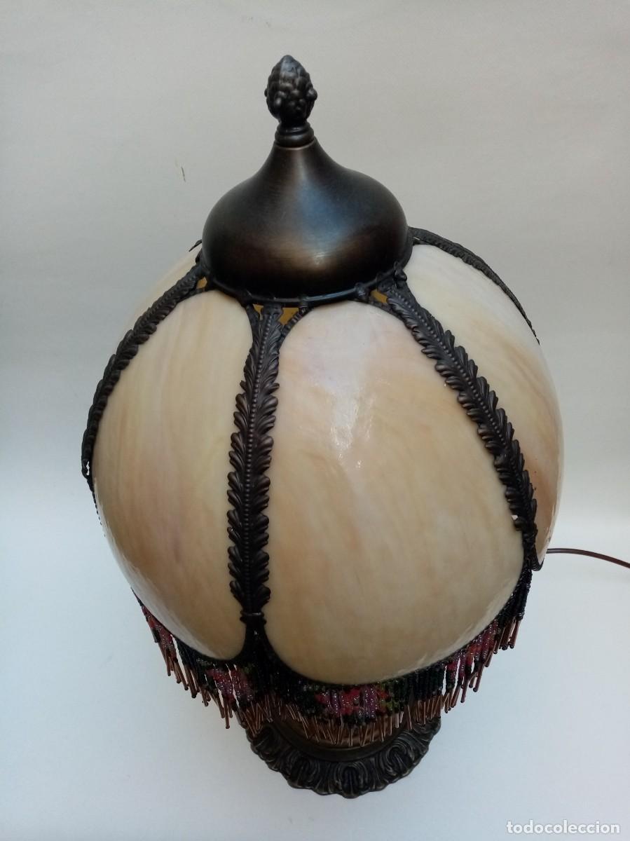 Antig&uuml;edades: lampara de mesa- - Foto 2