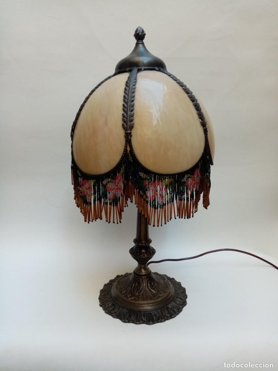 Antig&uuml;edades: lampara de mesa- - Foto 6