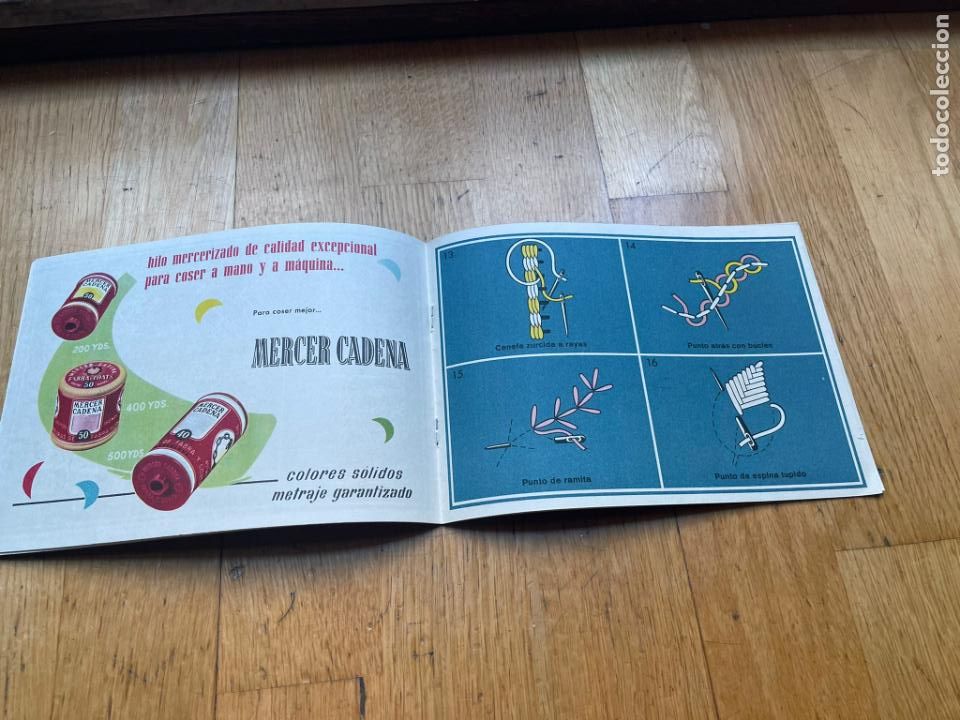 Antig&uuml;edades: CUADERNO PUNTOS DE BORDADO - Foto 3