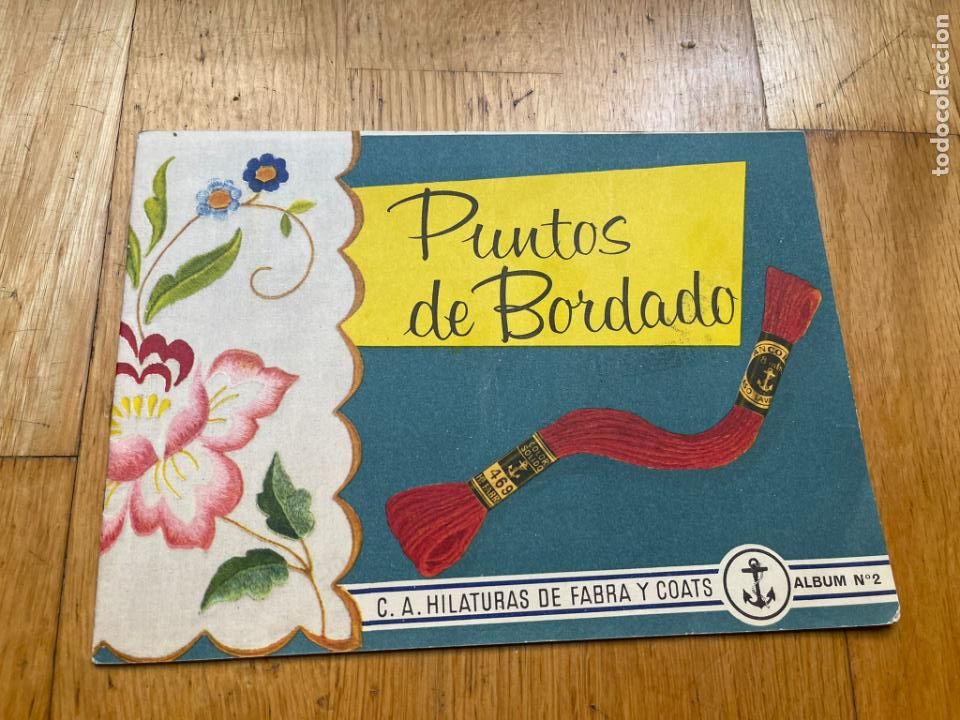Antig&uuml;edades: CUADERNO PUNTOS DE BORDADO - Foto 1