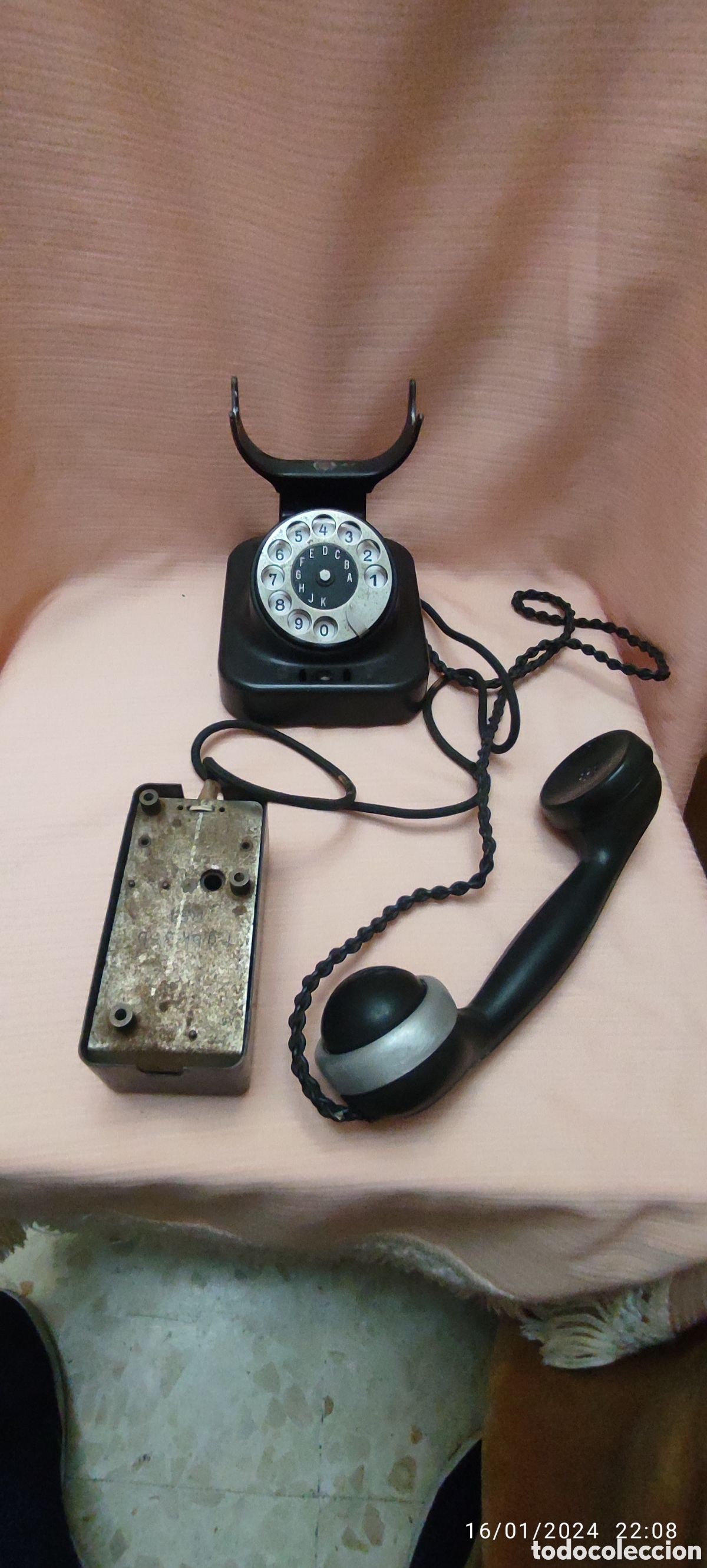 Antig&uuml;edades: Tel&eacute;fono alem&aacute;n - Foto 4