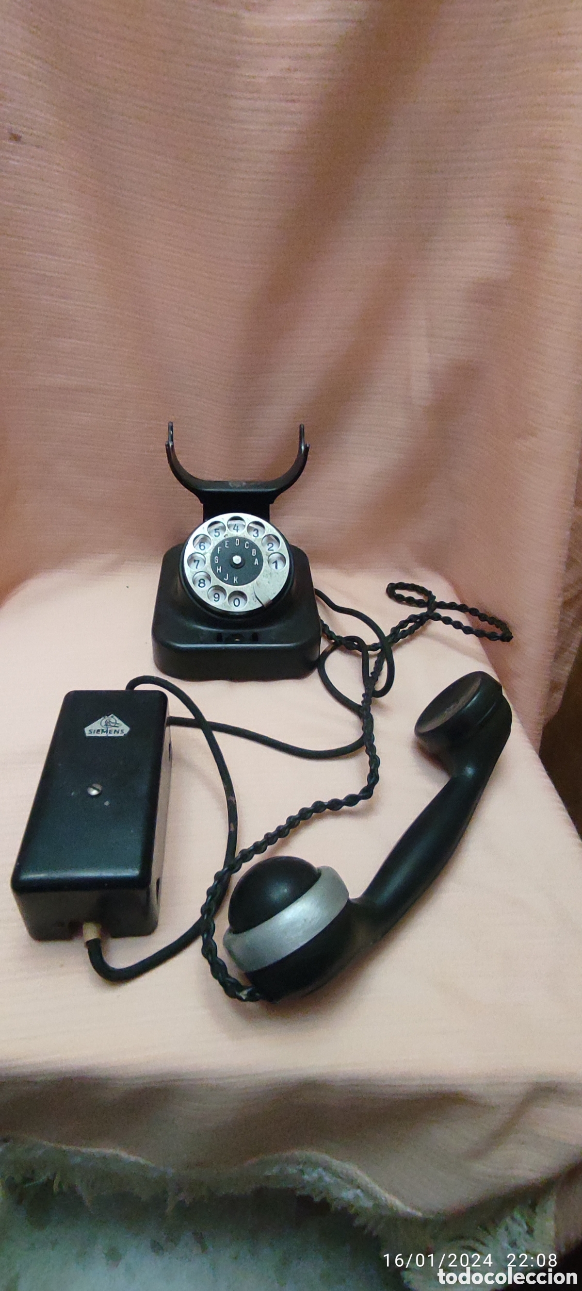 Antig&uuml;edades: Tel&eacute;fono alem&aacute;n - Foto 5