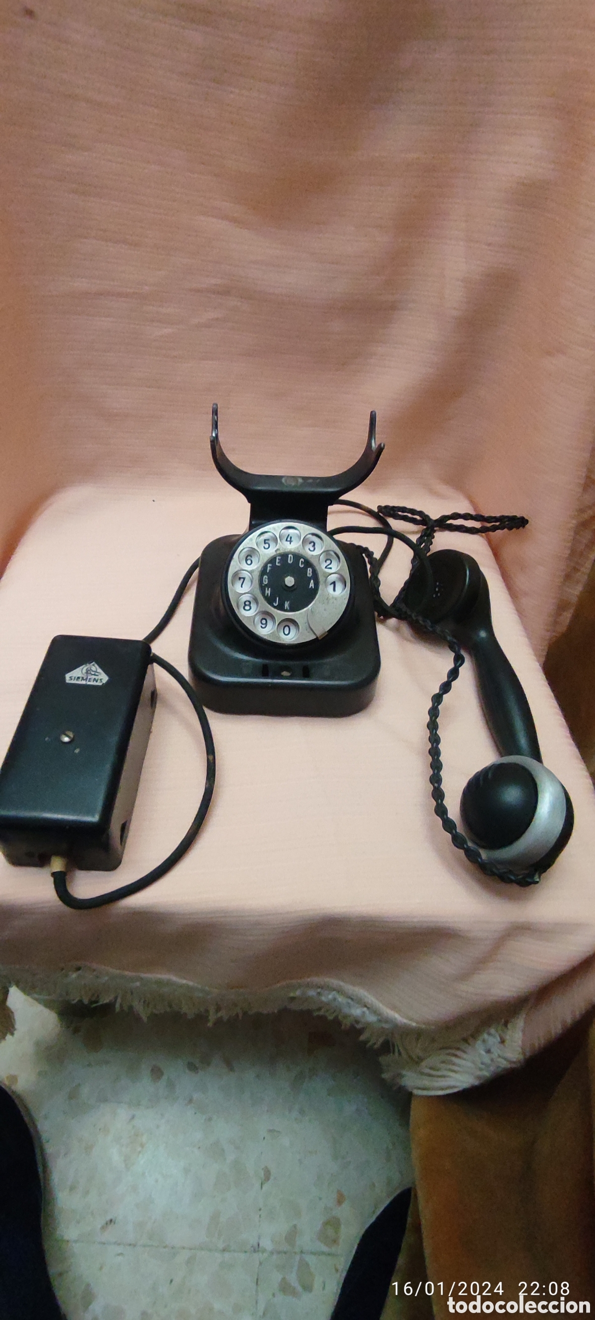 Antig&uuml;edades: Tel&eacute;fono alem&aacute;n - Foto 7