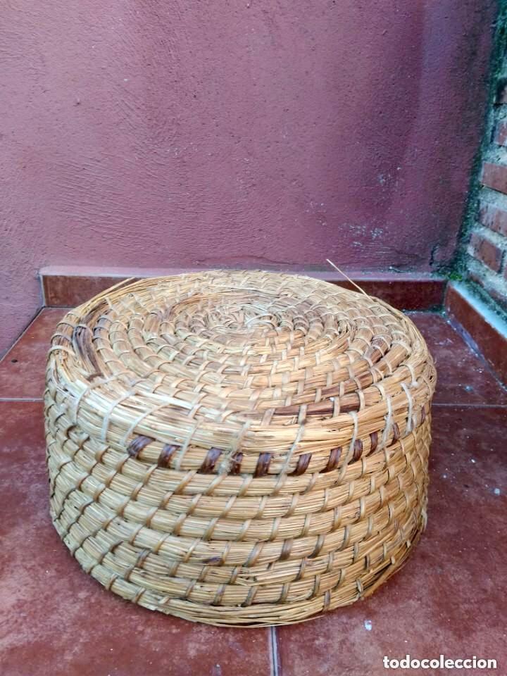 Antig&uuml;edades: CANASTO DE ESPARTO MUY ANTIGUO - Foto 4