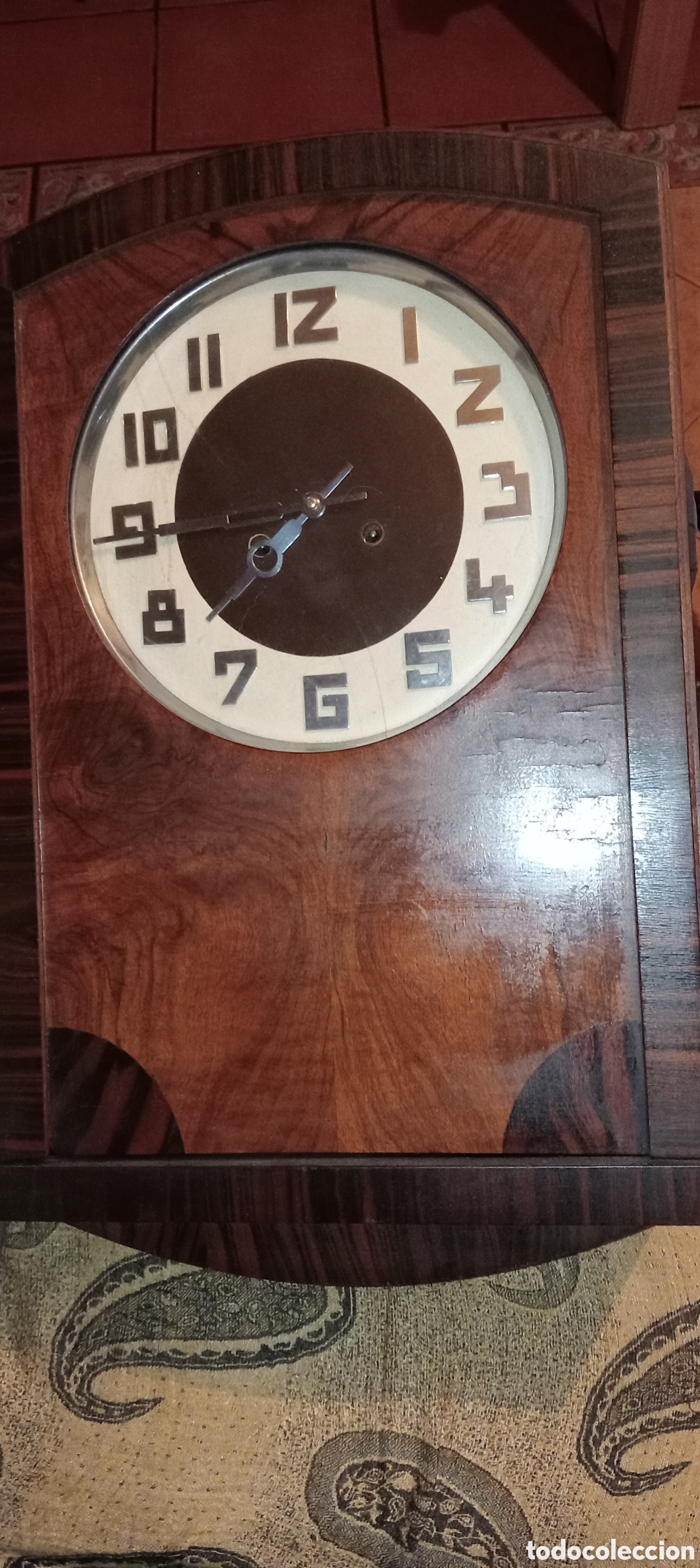Antig&uuml;edades: Reloj antiguo de pared - Foto 2