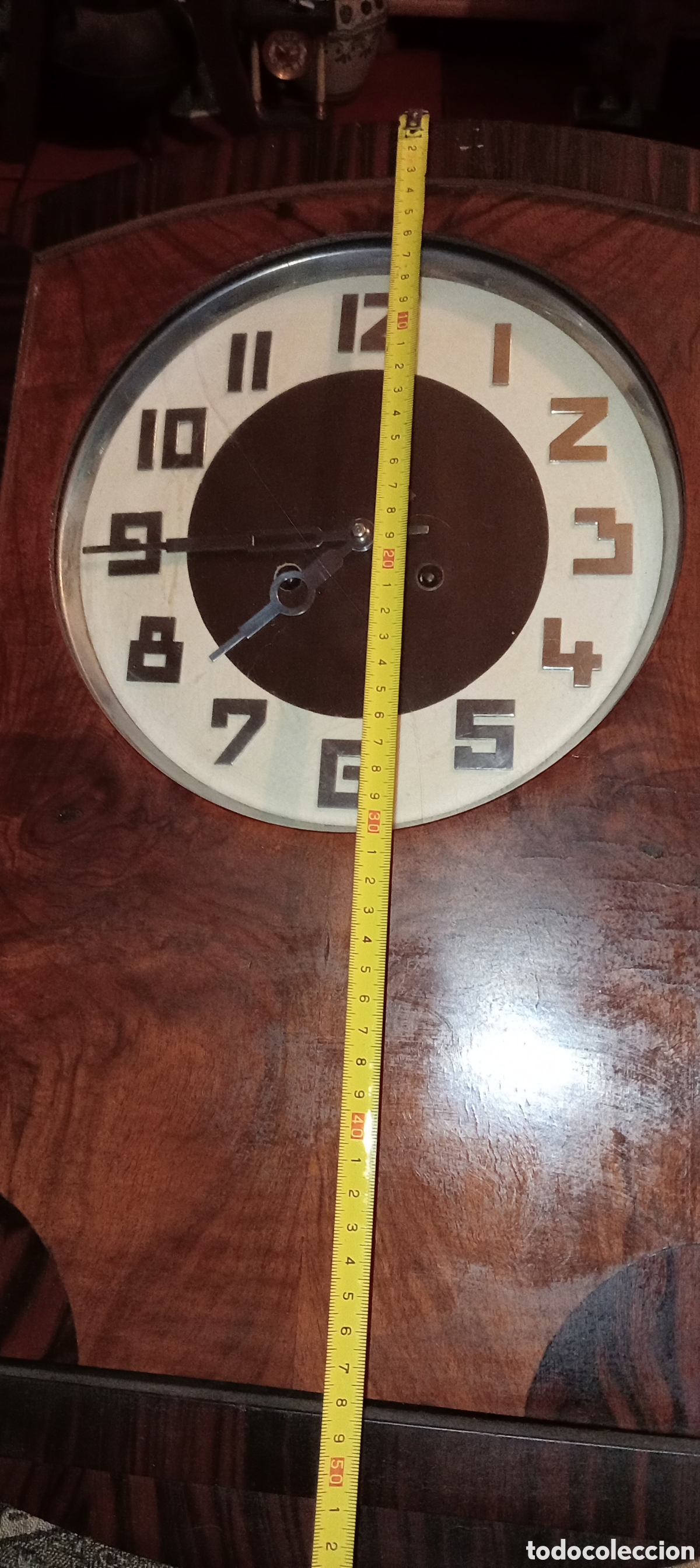Antig&uuml;edades: Reloj antiguo de pared - Foto 3