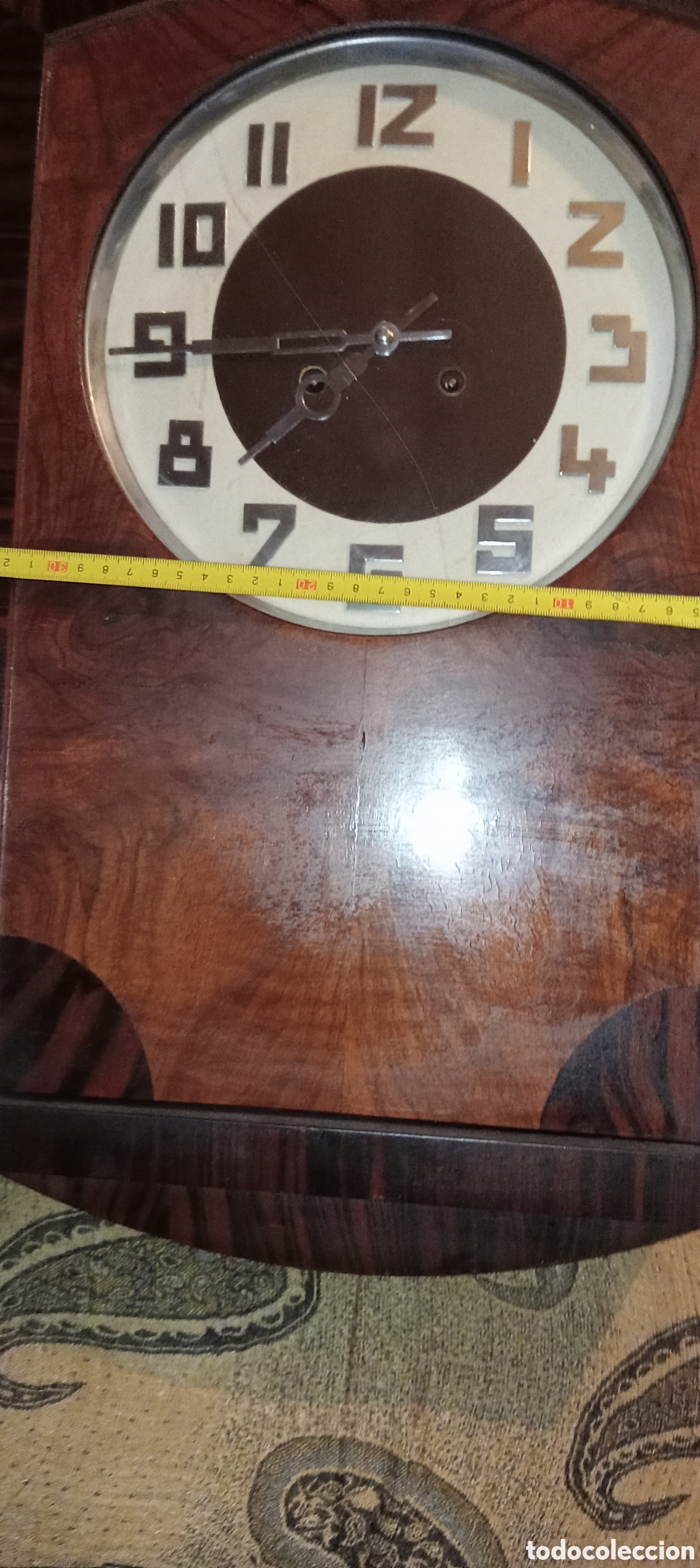 Antig&uuml;edades: Reloj antiguo de pared - Foto 4