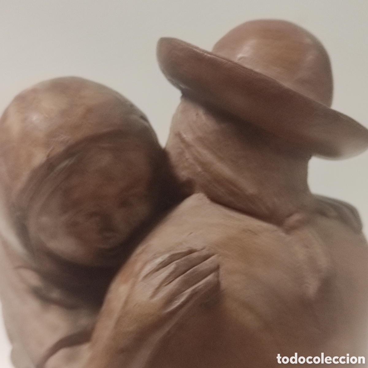 Antig&uuml;edades: FIGURA TALLADA EN MADERA. ALTURA 29cms - Foto 3