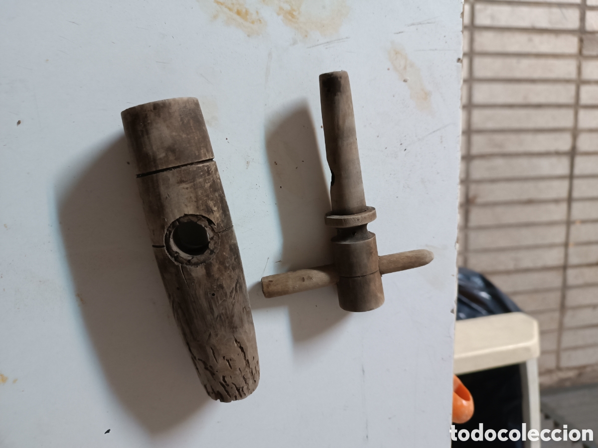 Antig&uuml;edades: Filtro de madera para tinajas - Foto 5