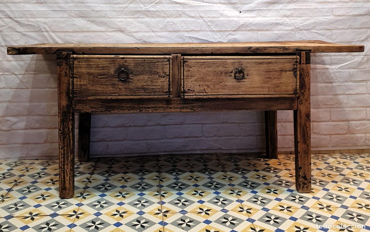 Antig&uuml;edades: Mesa de trabajo S.XVIII - Foto 2