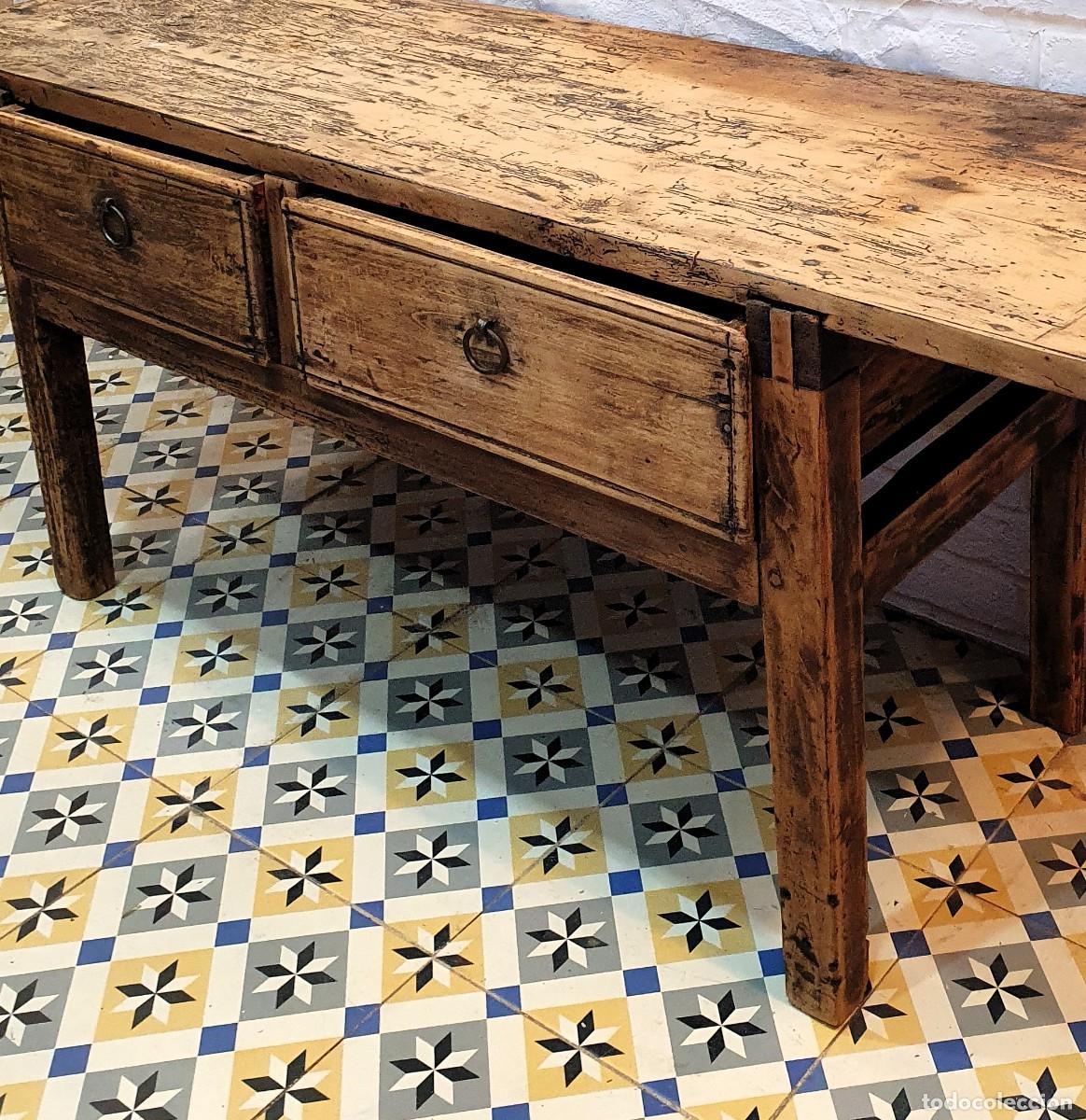 Antig&uuml;edades: Mesa de trabajo S.XVIII - Foto 4