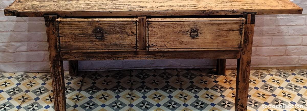 Antig&uuml;edades: Mesa de trabajo S.XVIII - Foto 6