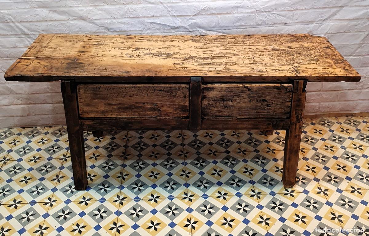 Antig&uuml;edades: Mesa de trabajo S.XVIII - Foto 8