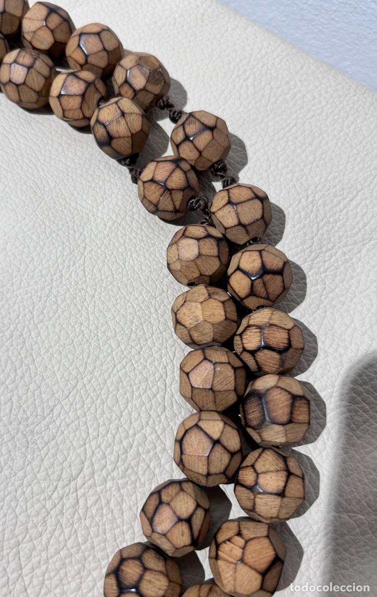 Antig&uuml;edades: ROSARIO DE MADERA CON CRUZ - Foto 6