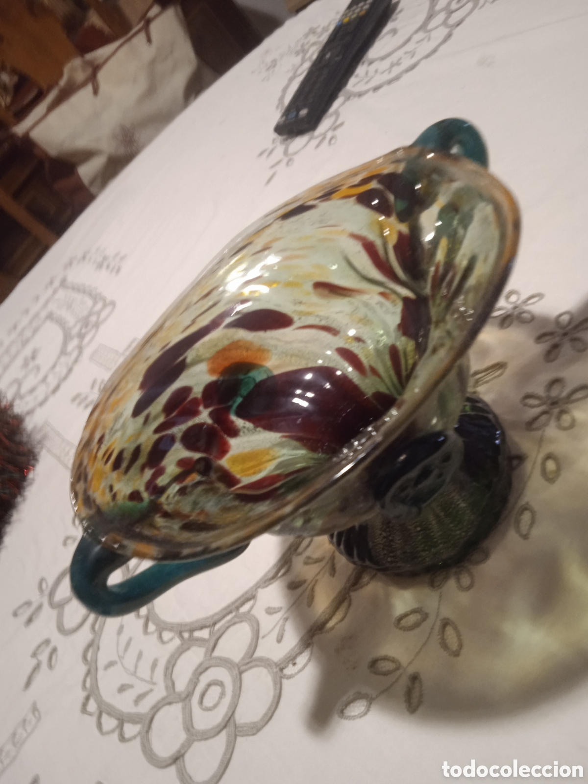 Antig&uuml;edades: Jarr&oacute;n cristal mate un verreur - Foto 2