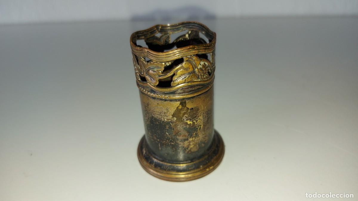 Antig&uuml;edades: ANTIGUO PALILLERO BRONCE - Foto 1