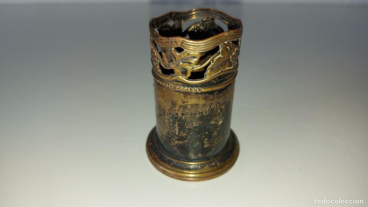 Antig&uuml;edades: ANTIGUO PALILLERO BRONCE - Foto 4