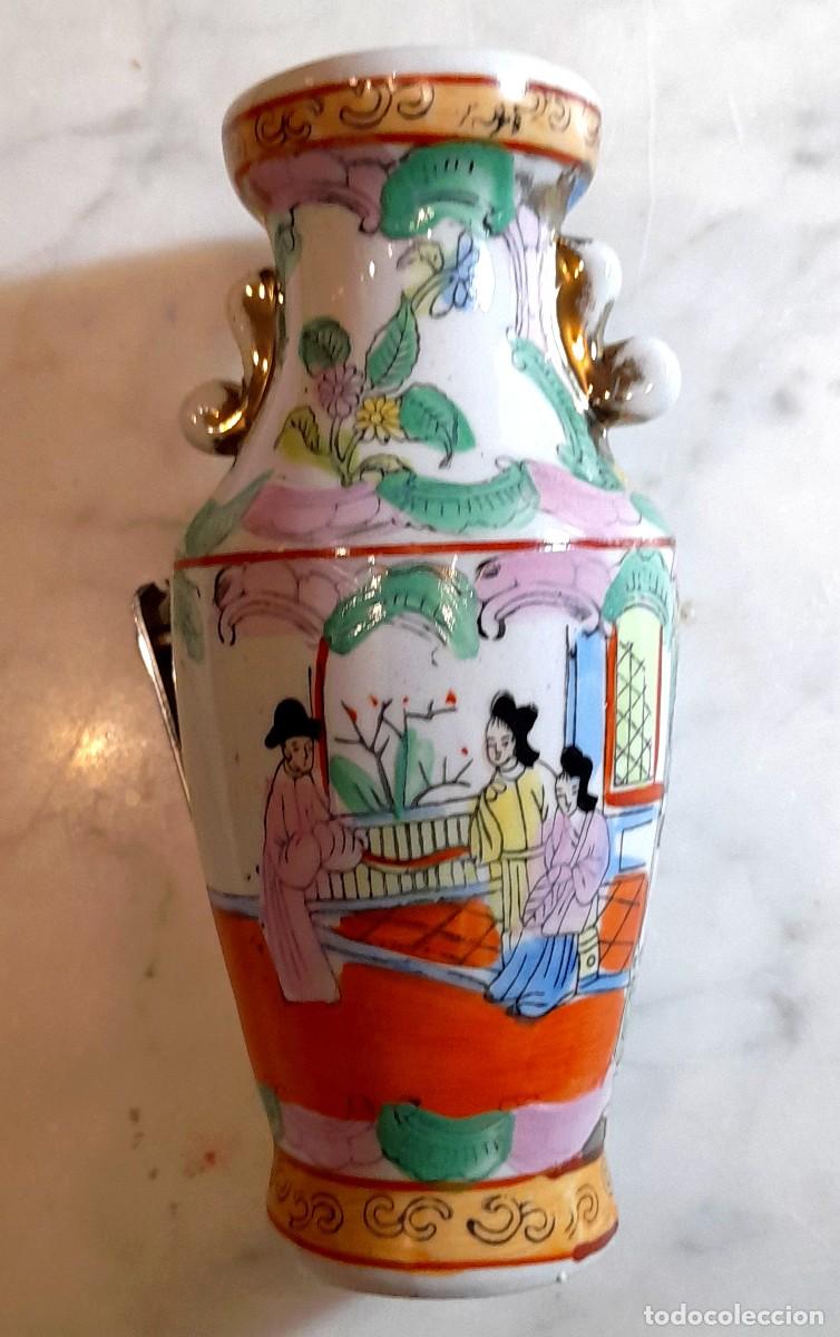 Antig&uuml;edades: JARRON ANTIGUO DE PORCELANA DE MACAO - Foto 1