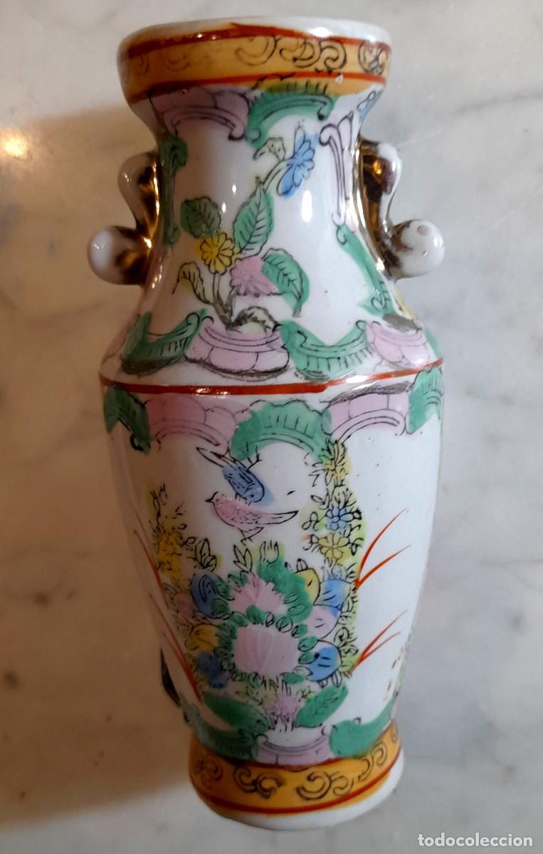 Antig&uuml;edades: JARRON ANTIGUO DE PORCELANA DE MACAO - Foto 4