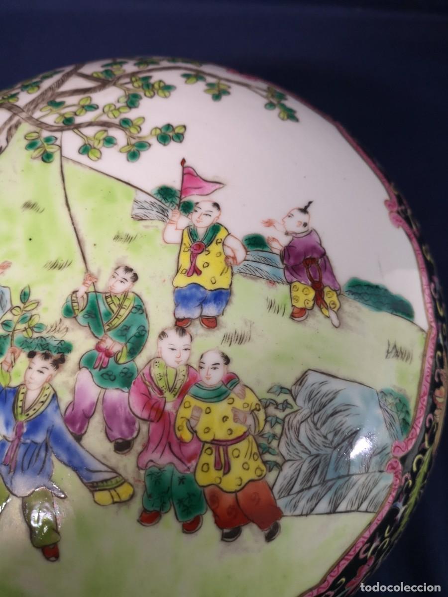 Antig&uuml;edades: CAJA CHINA EN PORCELANA - Foto 7