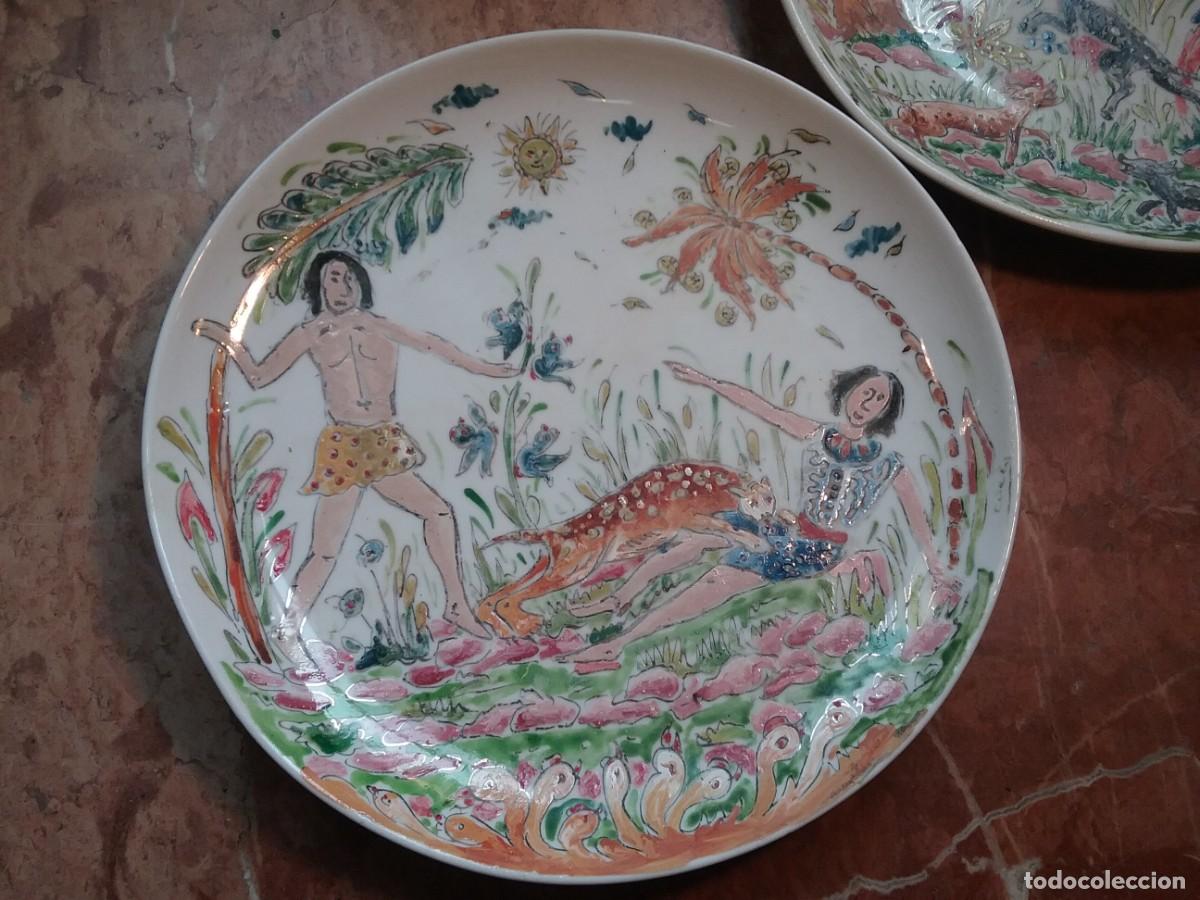 Antig&uuml;edades: PLATOS ESMALTADOS CIRERA - Foto 3
