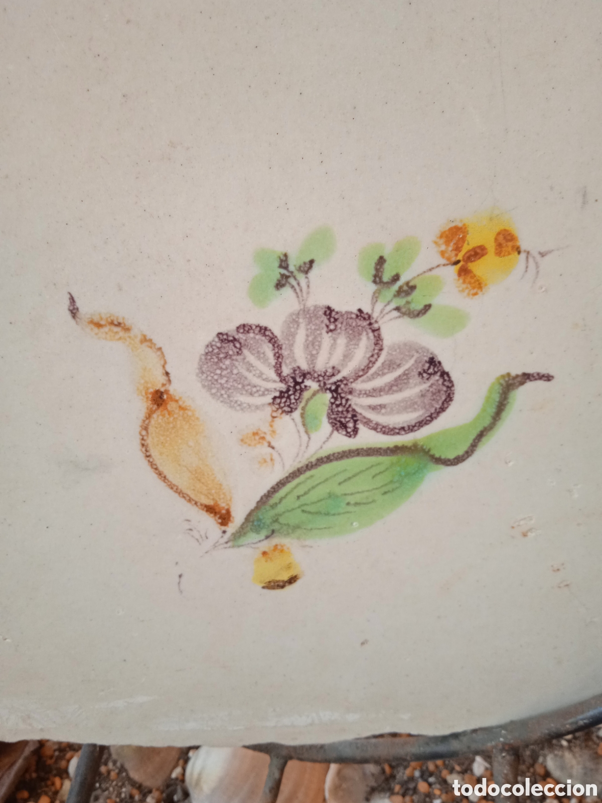 Antig&uuml;edades: Azulejo valenciano XIX - Foto 2