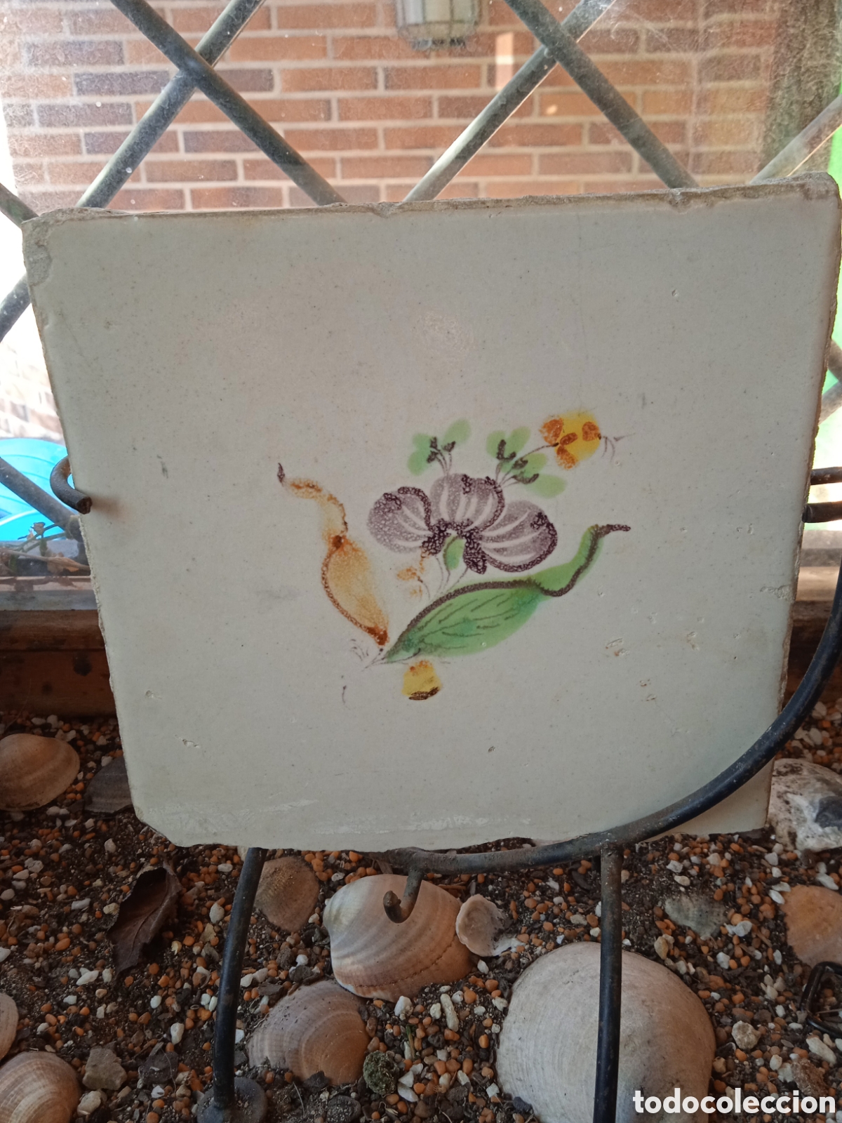 Antig&uuml;edades: Azulejo valenciano XIX - Foto 1