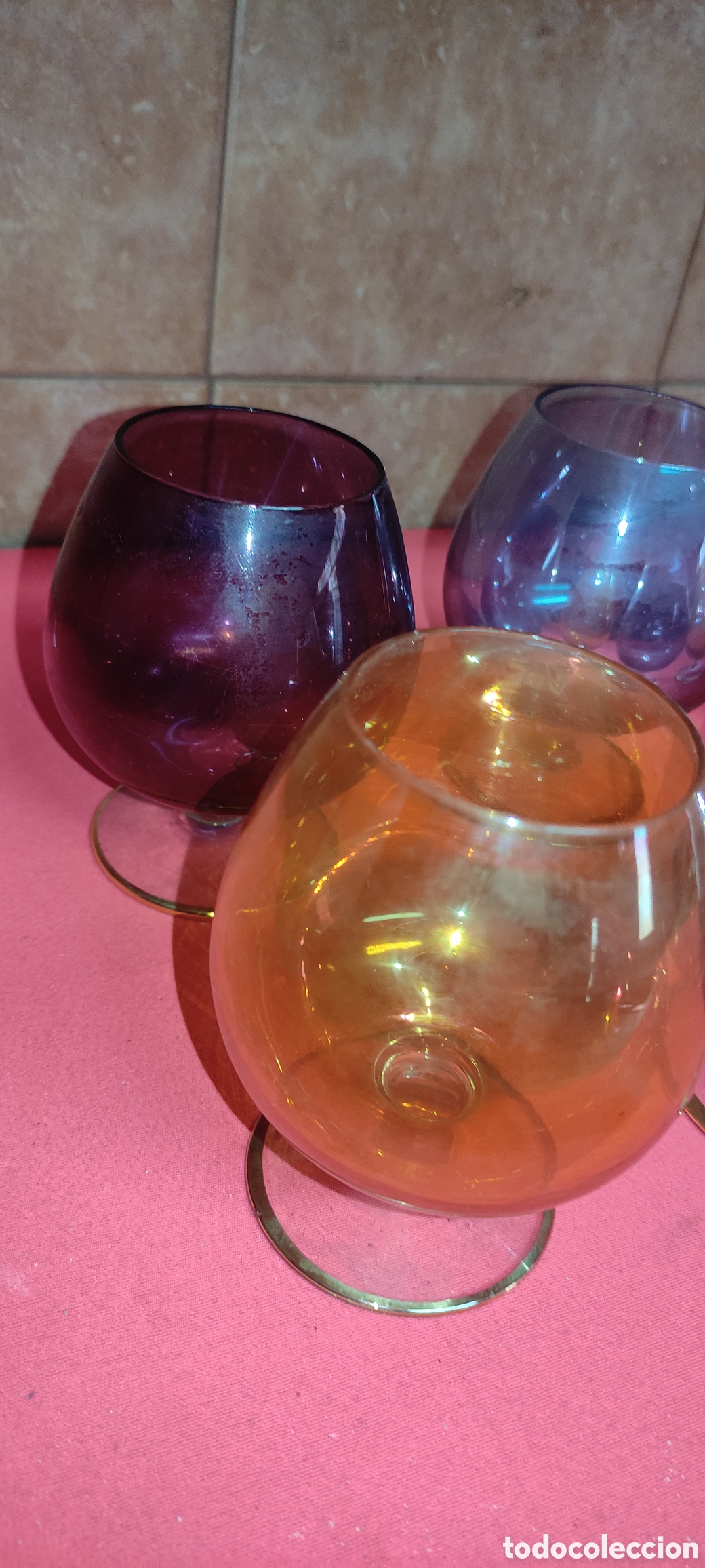 Antig&uuml;edades: COPAS BRANDY - Foto 2