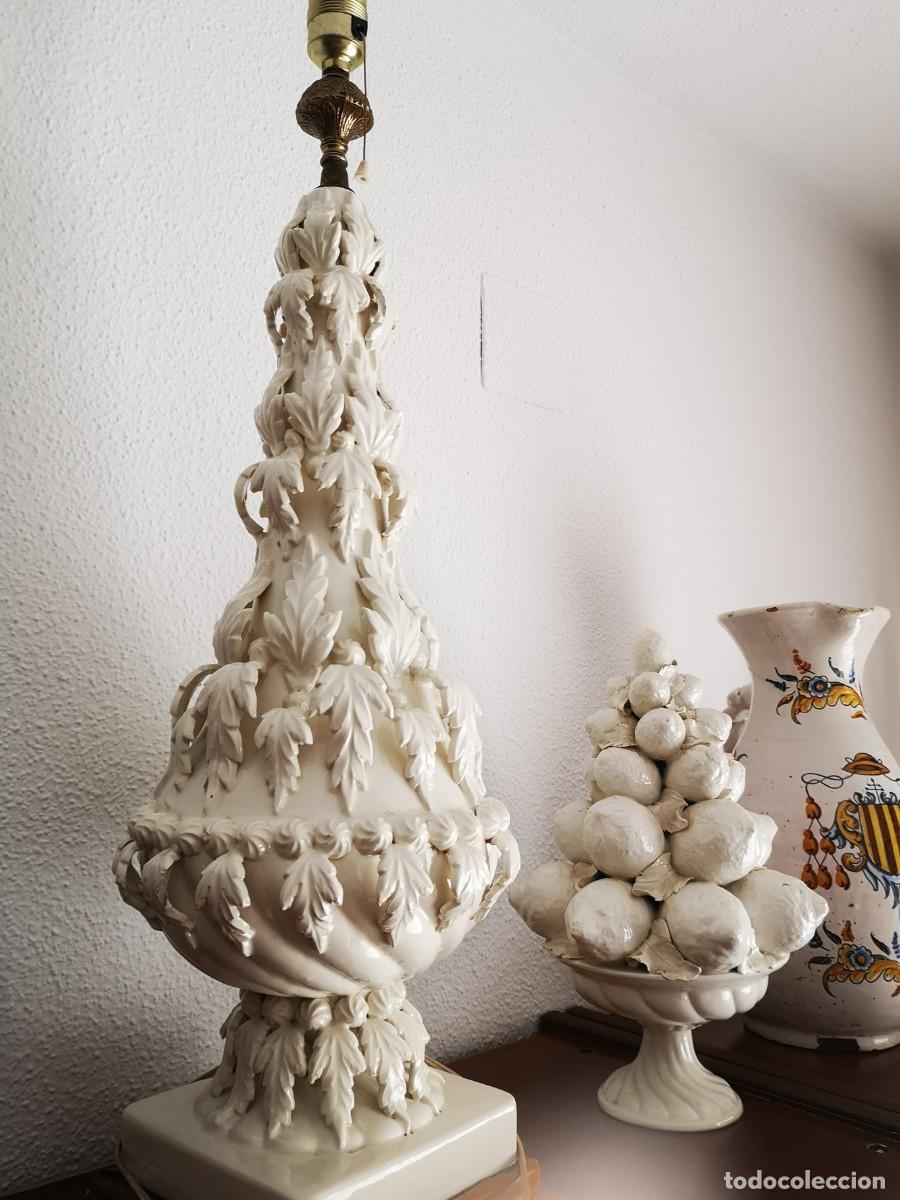 Antig&uuml;edades: Lampara cer&aacute;mica Manises - Foto 1