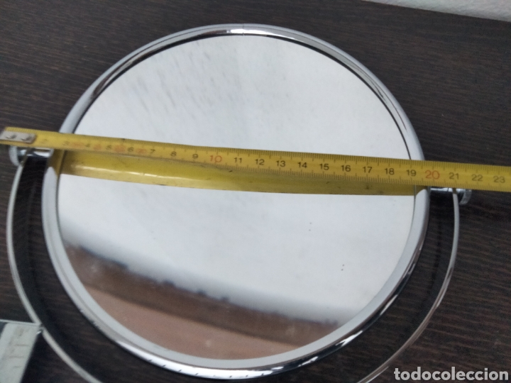 Antig&uuml;edades: Espejo con flexo para colgar - Foto 2
