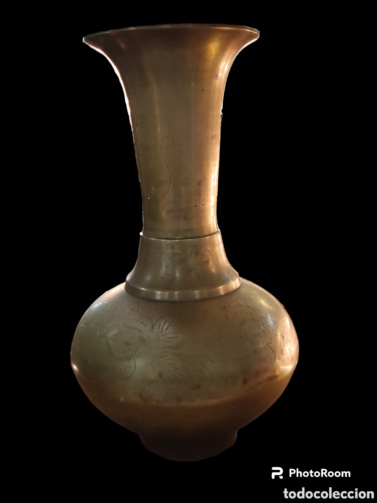 Antig&uuml;edades: ANTIGUO JARR&Oacute;N BRONCE 33CM - Foto 1