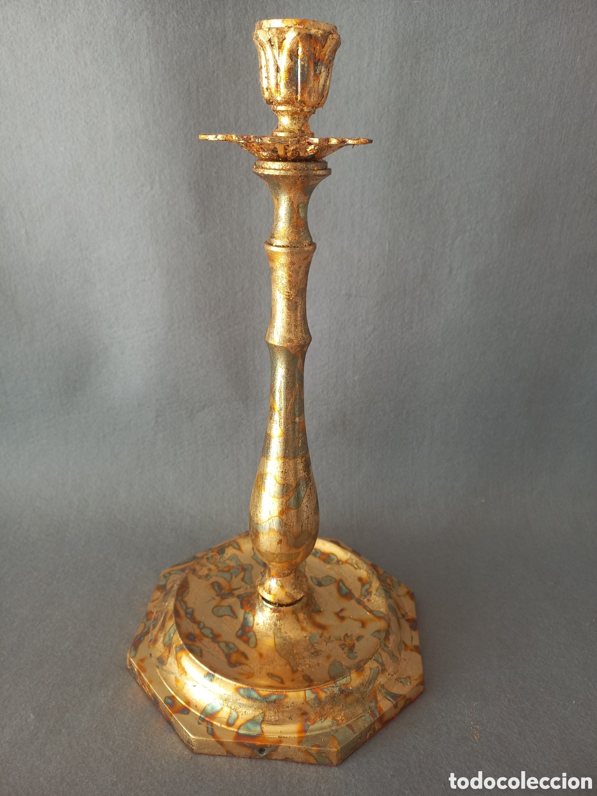 Antig&uuml;edades: Candelabro de bronce - Foto 4