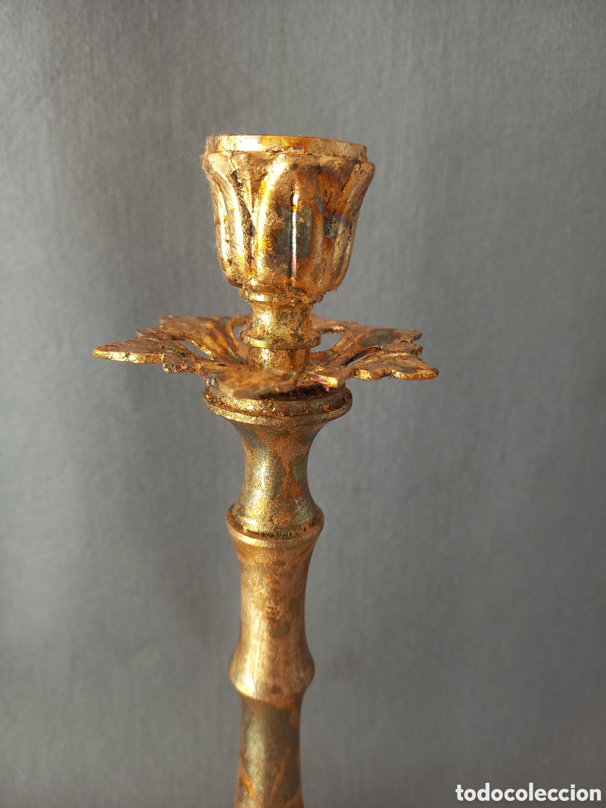 Antig&uuml;edades: Candelabro de bronce - Foto 7