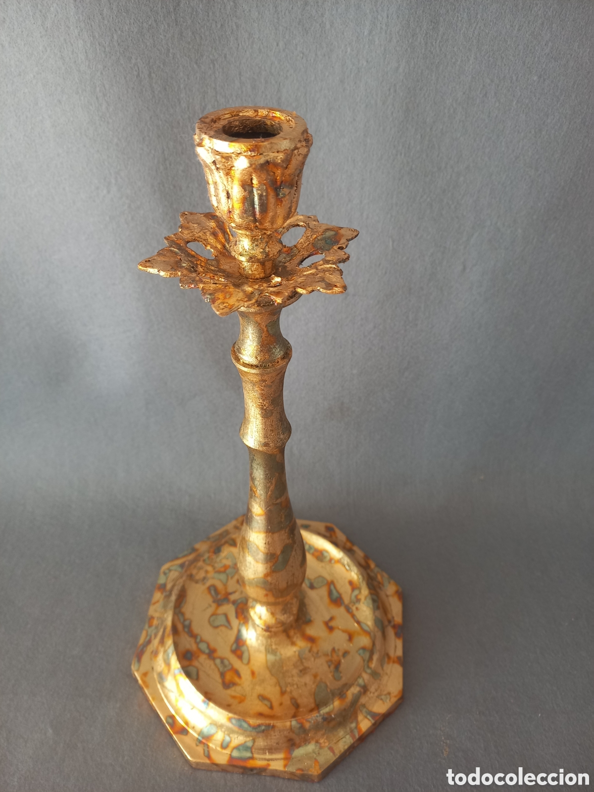 Antig&uuml;edades: Candelabro de bronce - Foto 8