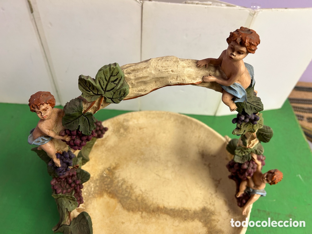 Antig&uuml;edades: CENTRO MESA RESINA FRUTERO - Foto 3
