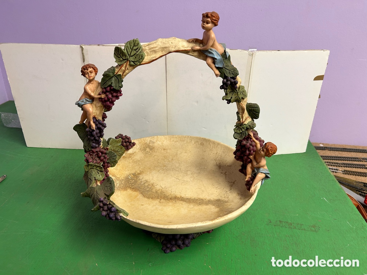 Antig&uuml;edades: CENTRO MESA RESINA FRUTERO - Foto 1