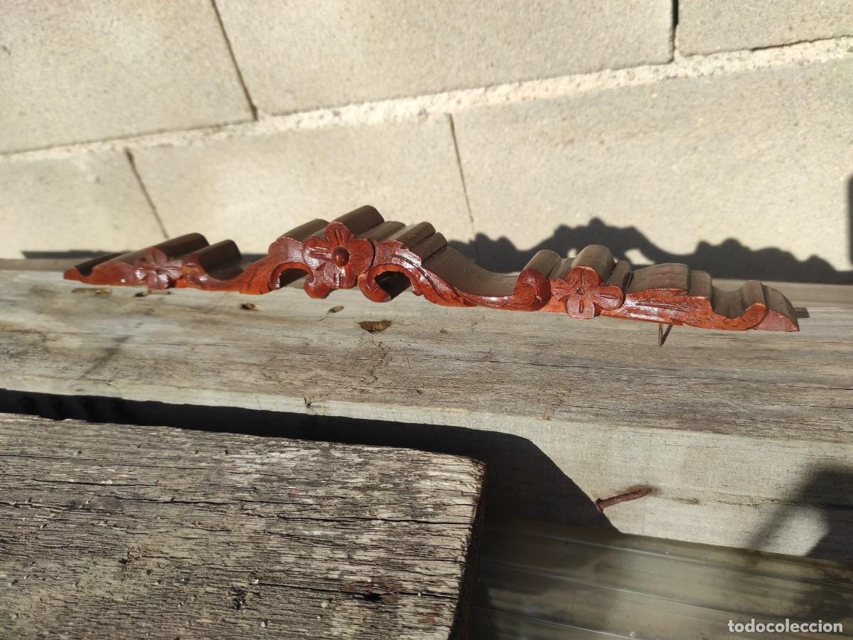 Antig&uuml;edades: Copete de madera - Foto 3