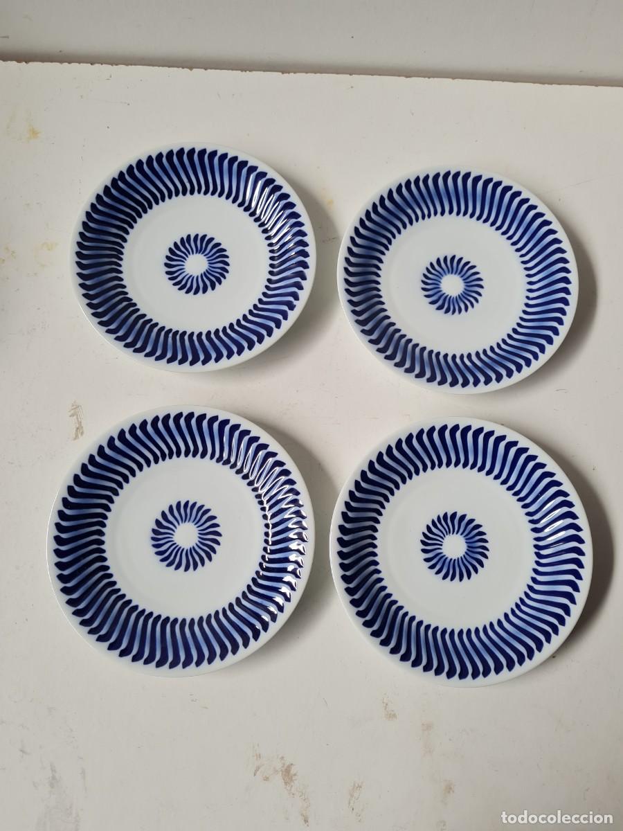 Antig&uuml;edades: CASTRO SARGADELOS 4 PLATOS POSTRE(17 cms) - Foto 1