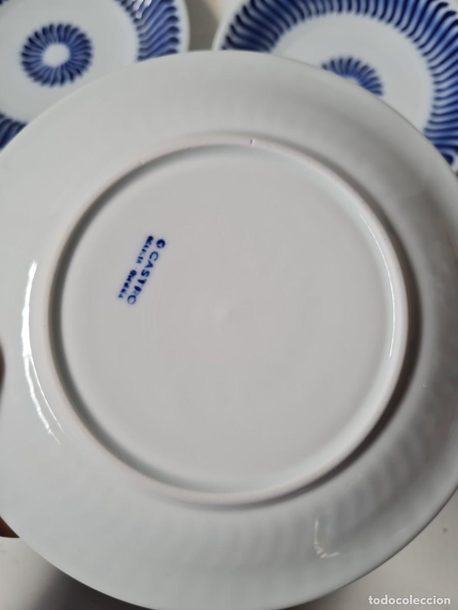 Antig&uuml;edades: CASTRO SARGADELOS 4 PLATOS POSTRE(17 cms) - Foto 3